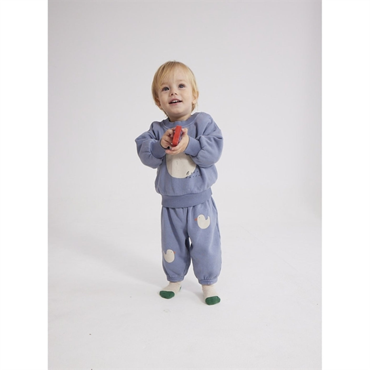 Bobo Choses Blue Rubber Duck Sweatshirt