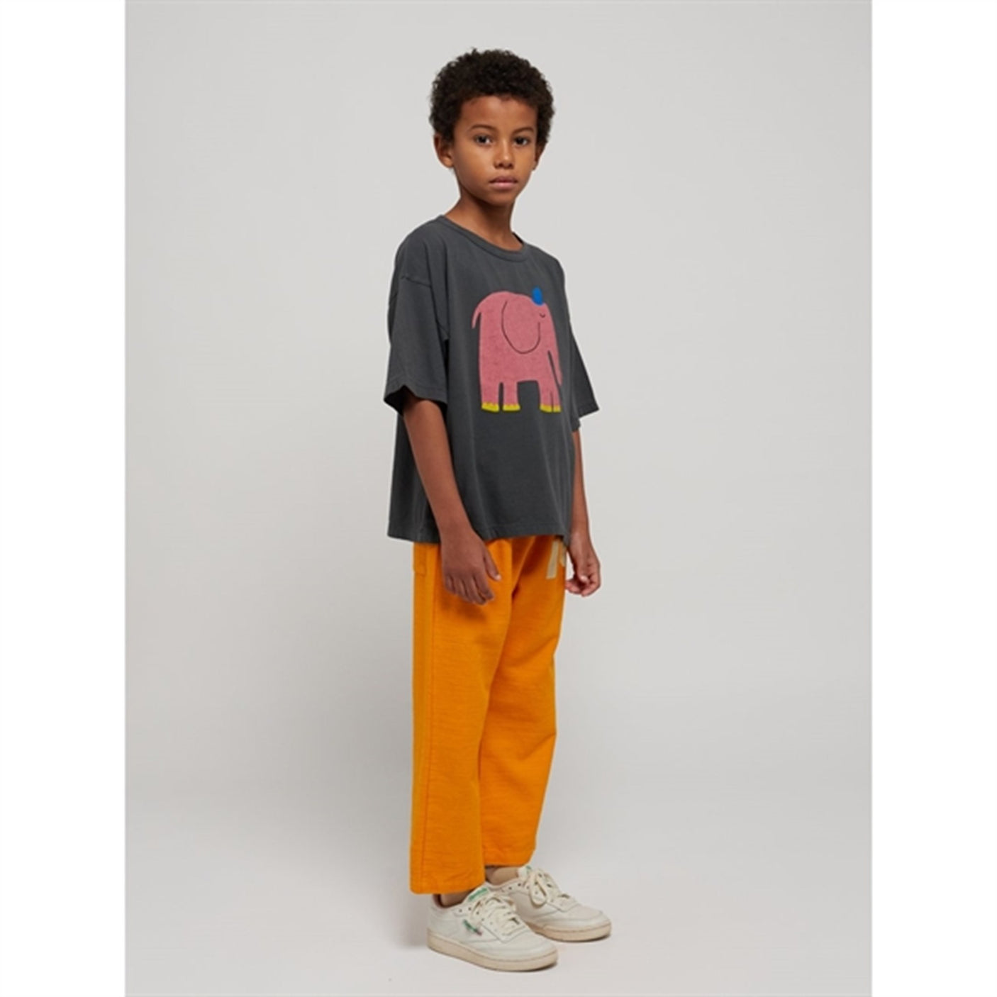 Bobo Choses Dark Grey The Elephant T-Shirt