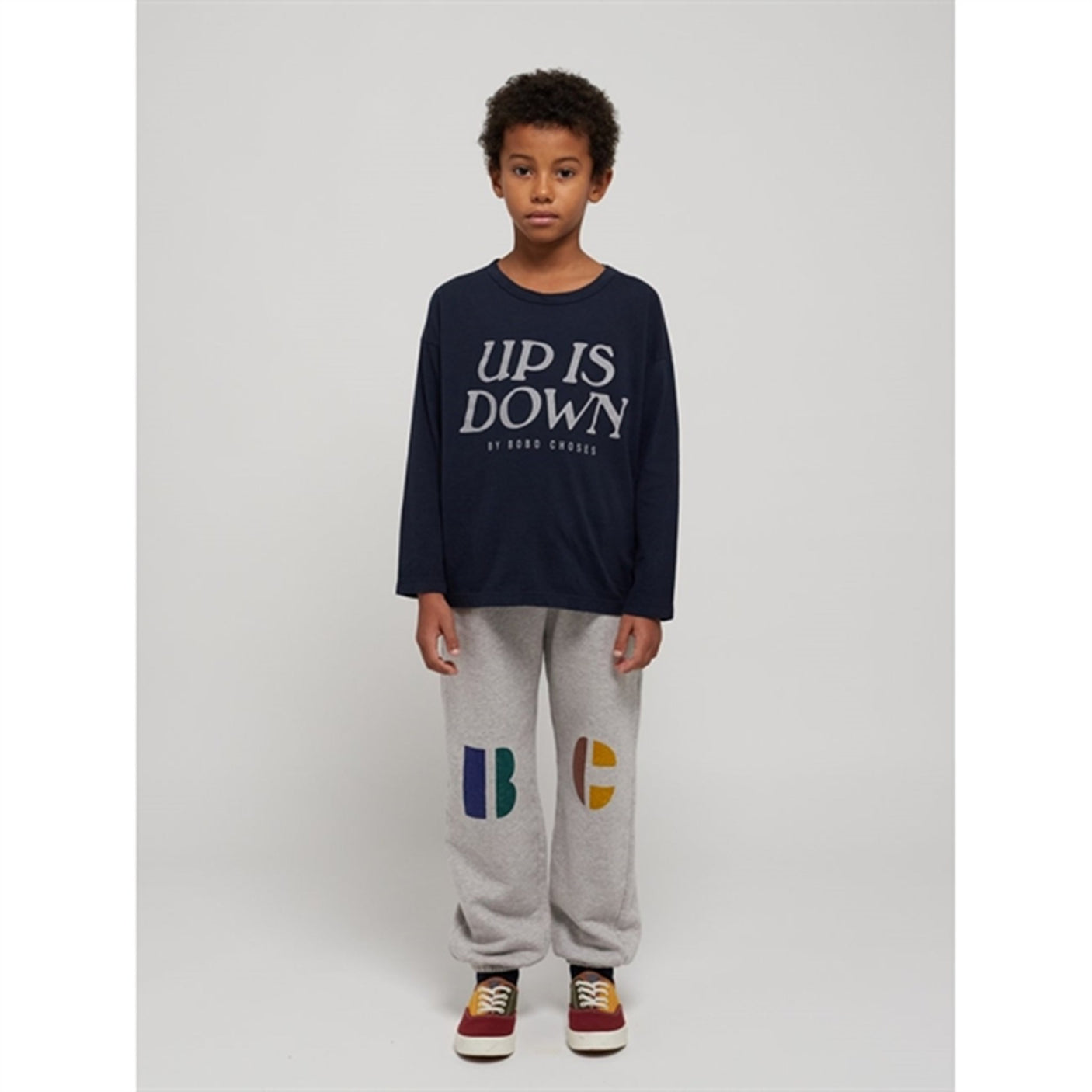 Bobo Choses Midnight Blue Up Is Down Blouse