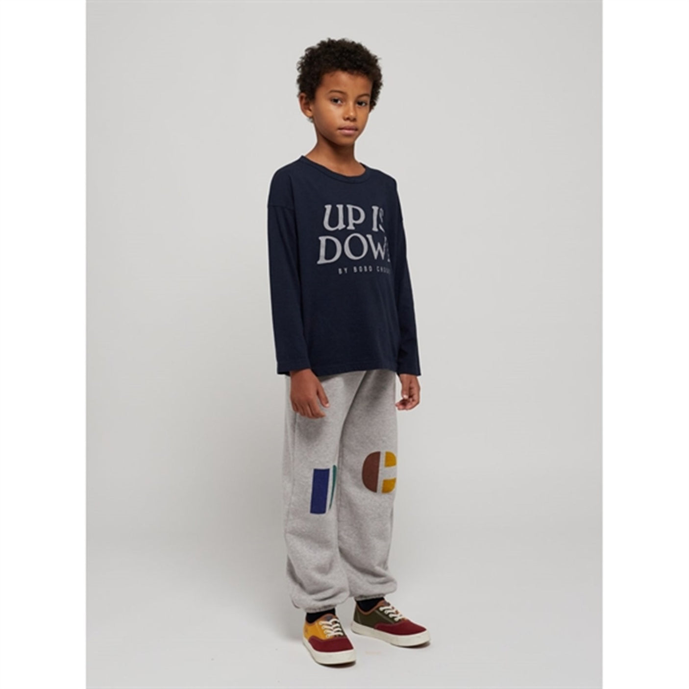 Bobo Choses Midnight Blue Up Is Down Blouse