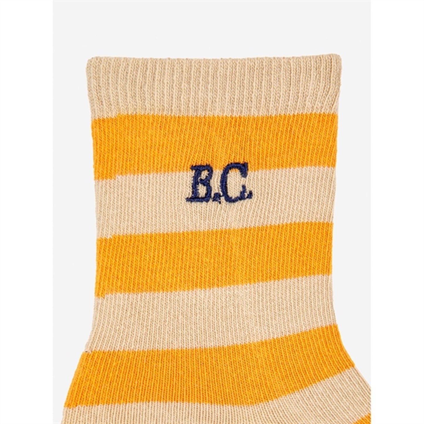 Bobo Choses Curry Yellow Stripes Socks