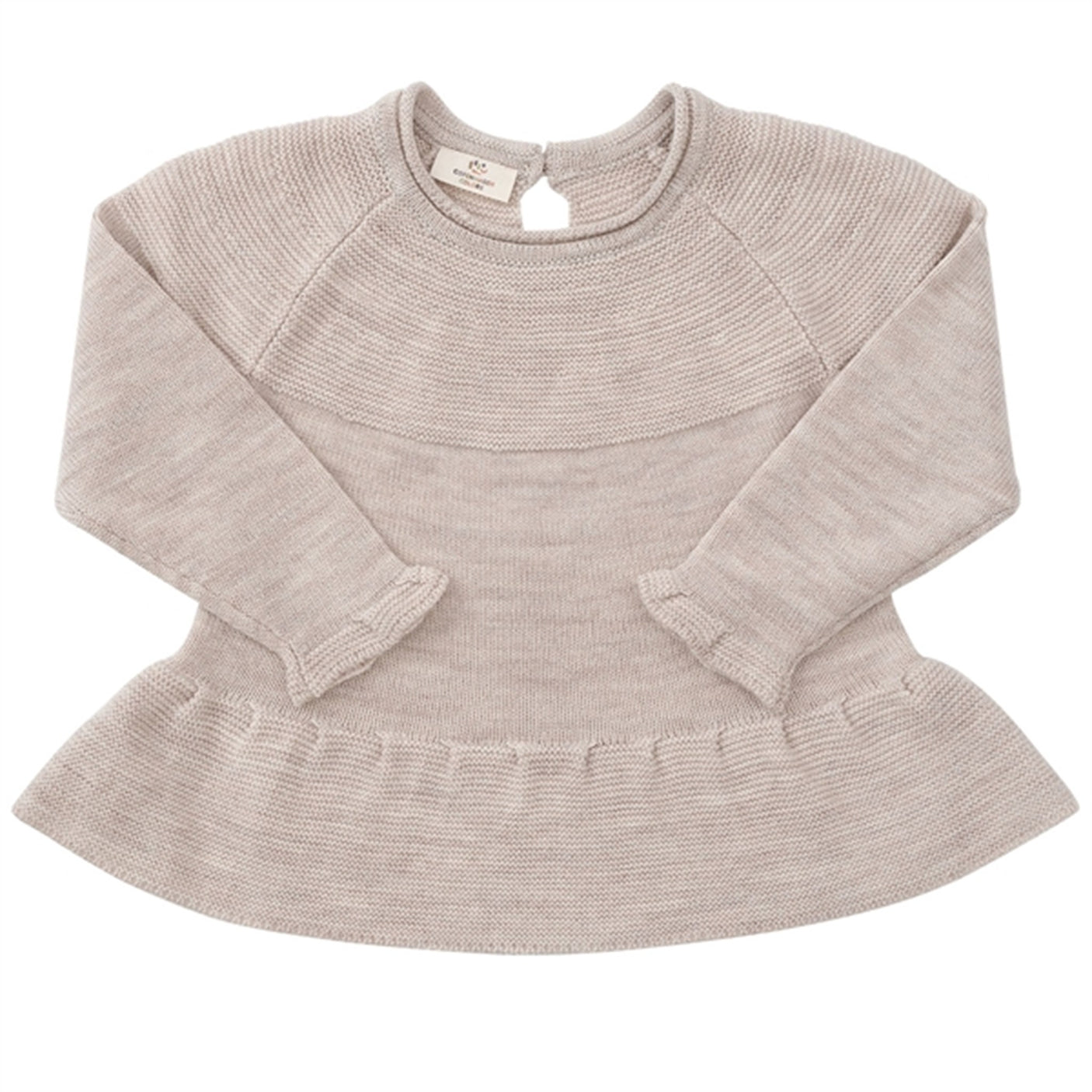 Copenhagen Colors Pale Cream Melange Merino Strik Blouse