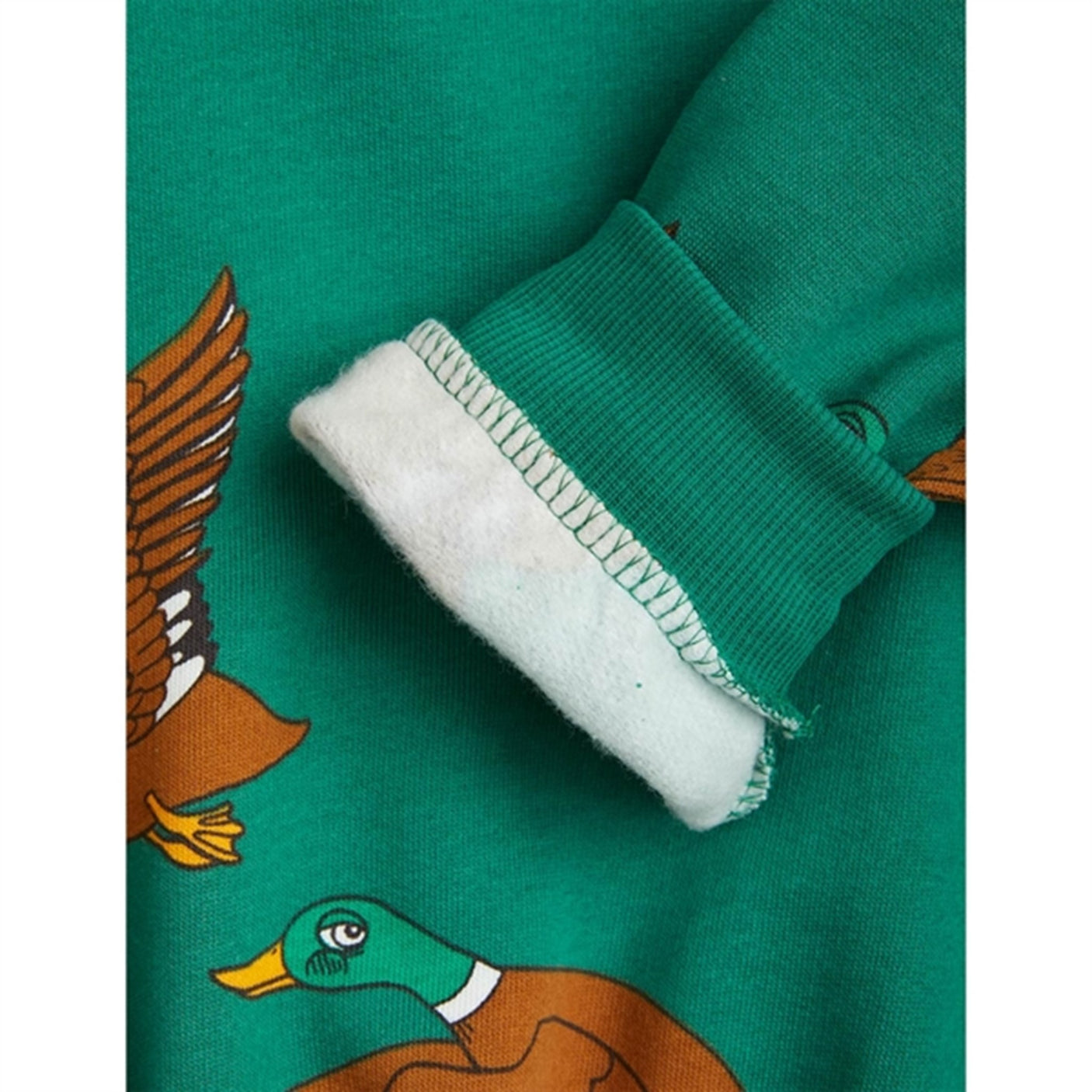Mini Rodini Ducks Aop Sweatshirt Green 2