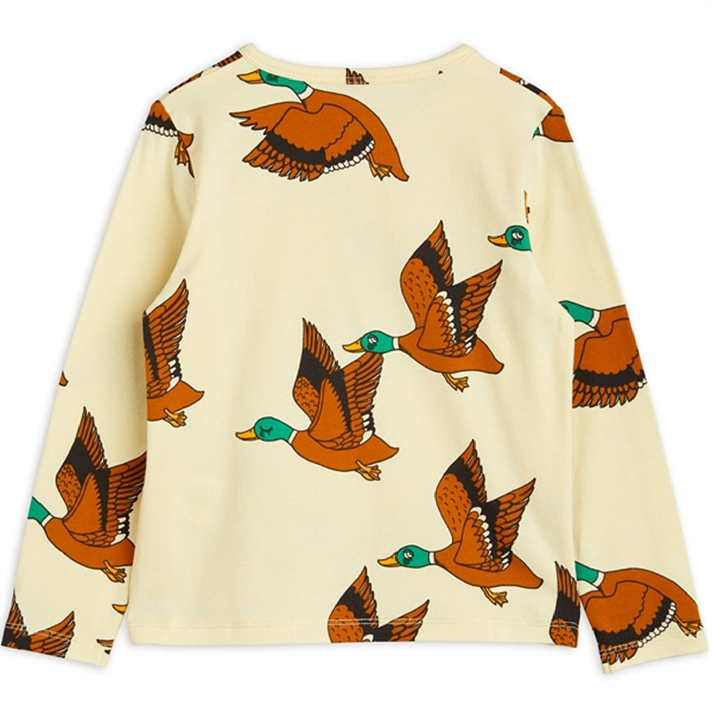 Mini Rodini Ducks Aop Blouse Yellow 4