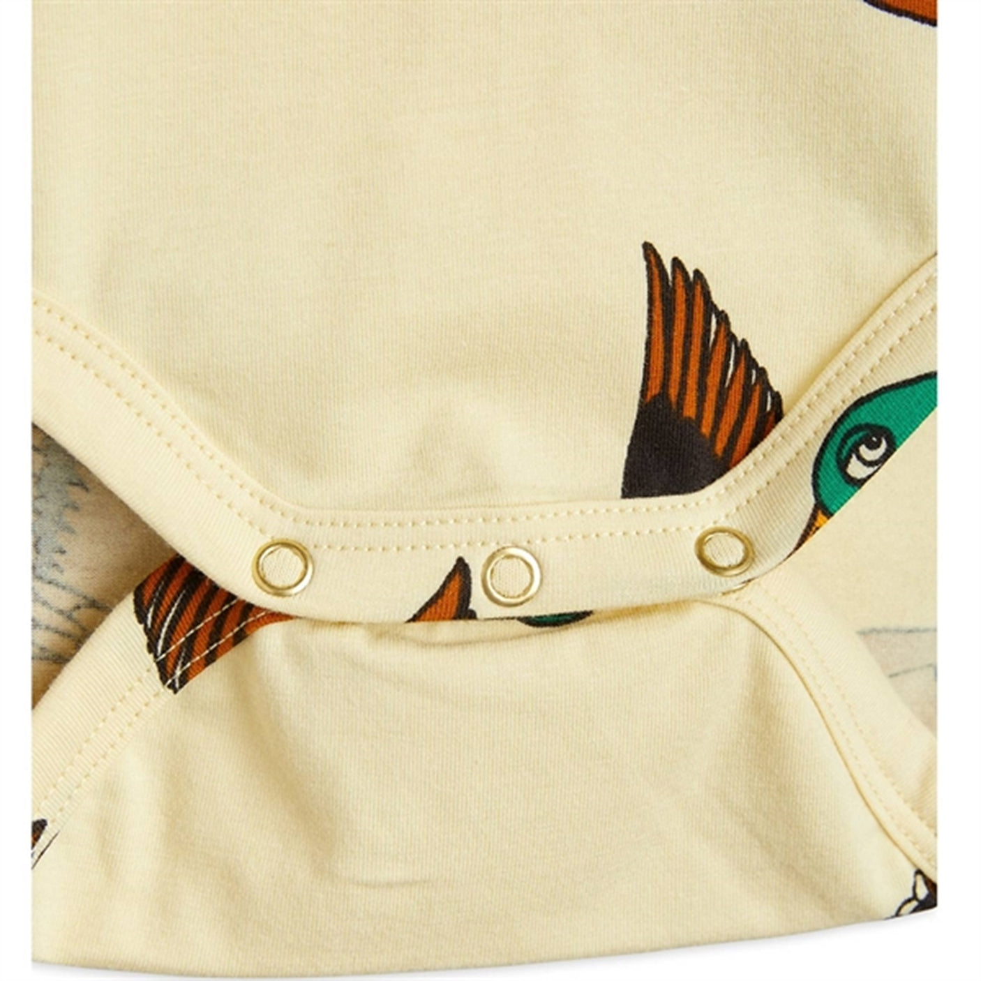 Mini Rodini Ducks Aop Body Yellow 3