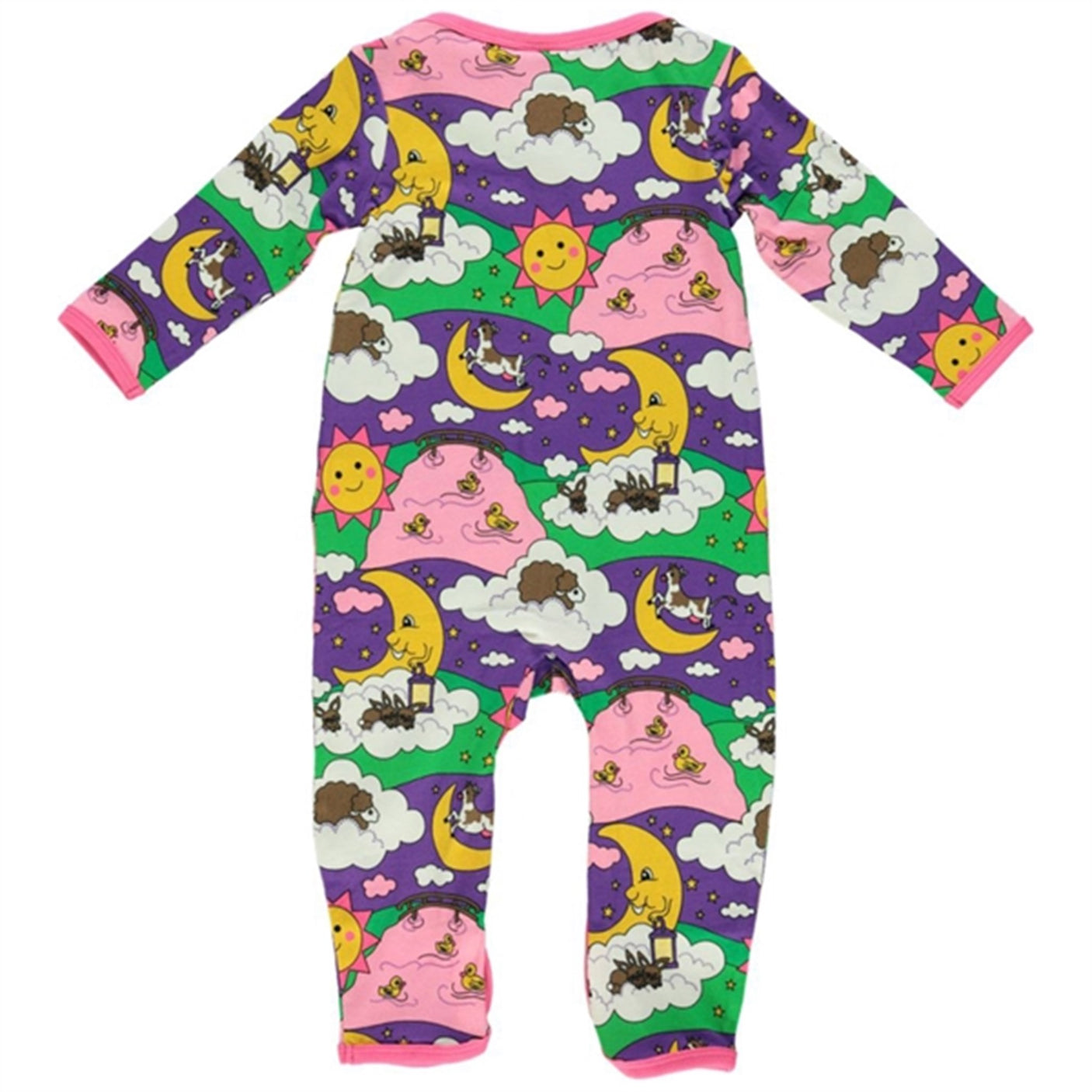 Småfolk Purple Heart Night Landscape Bodysuit