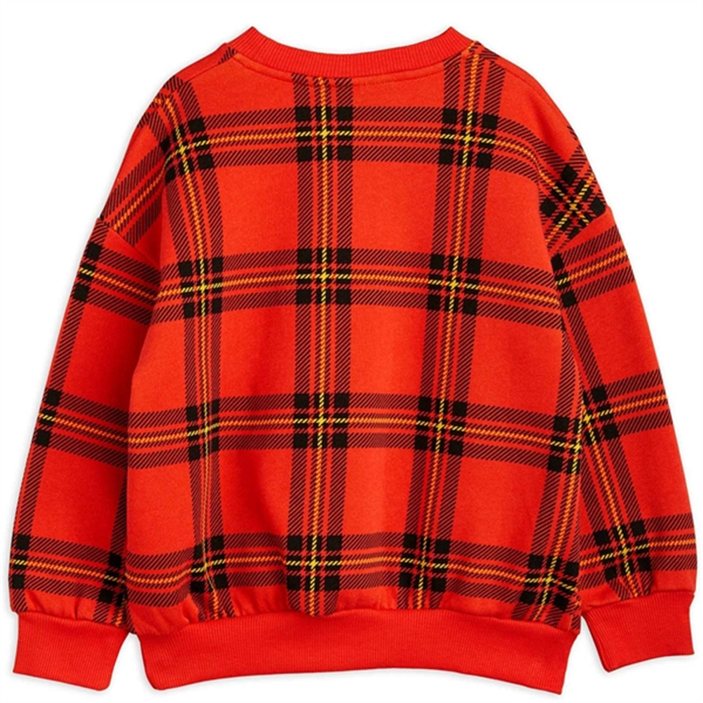 Mini Rodini Red Check Aop Sweatshirt