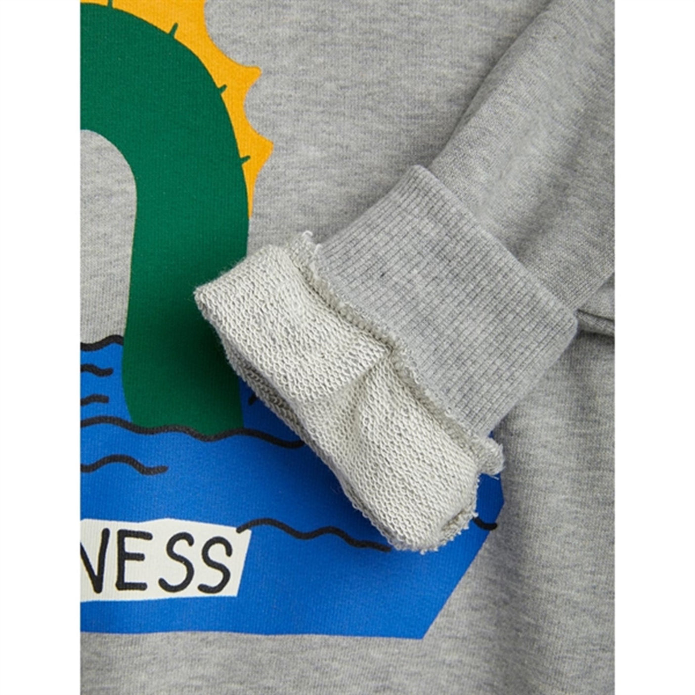 Mini Rodini Grey melange Loch Ness Sweatshirt