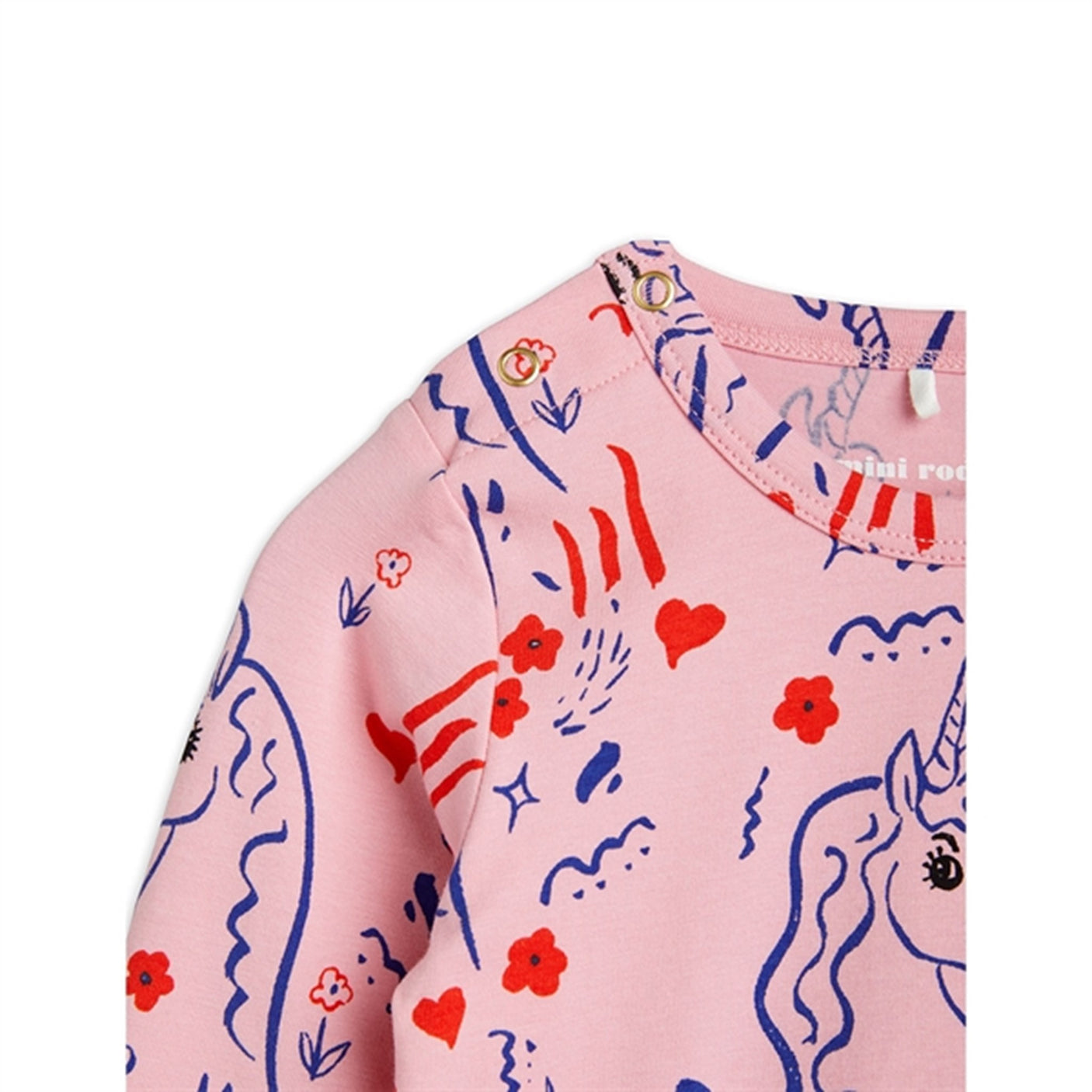 Mini Rodini Pink Scottish Unicorns Aop Body