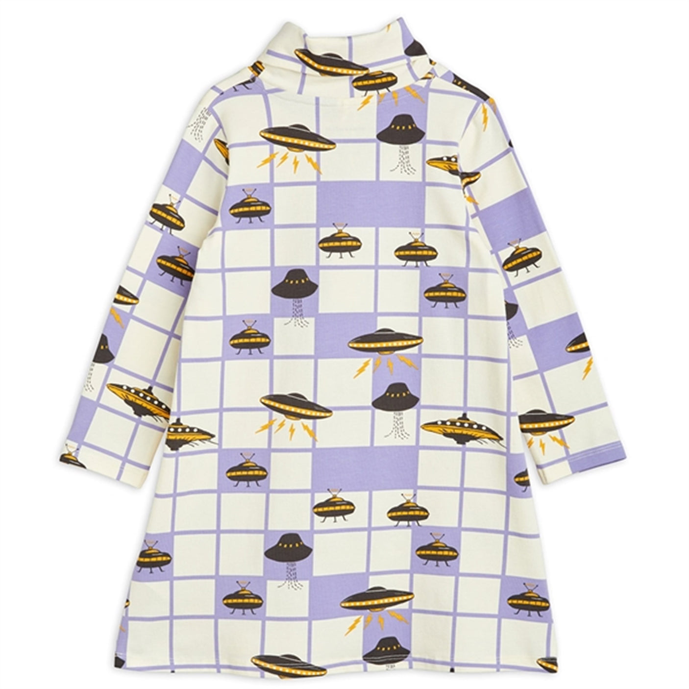 Mini Rodini Purple Ufo Aop Dress