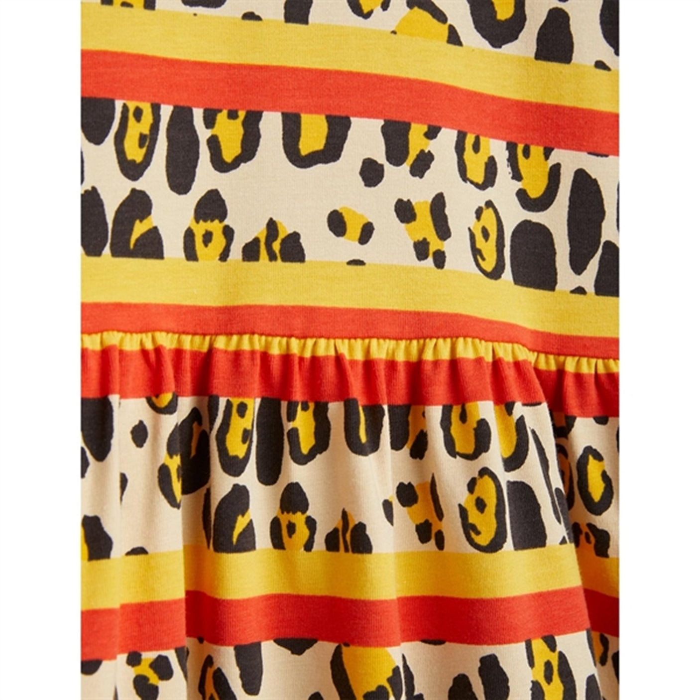 Mini Rodini Multi Leopard Stripe Aop Dress