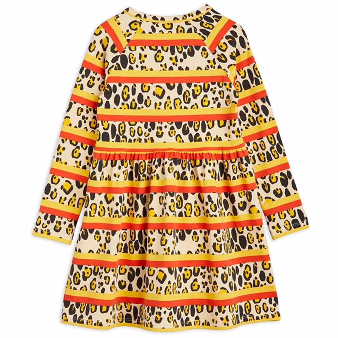 Mini Rodini Multi Leopard Stripe Aop Dress