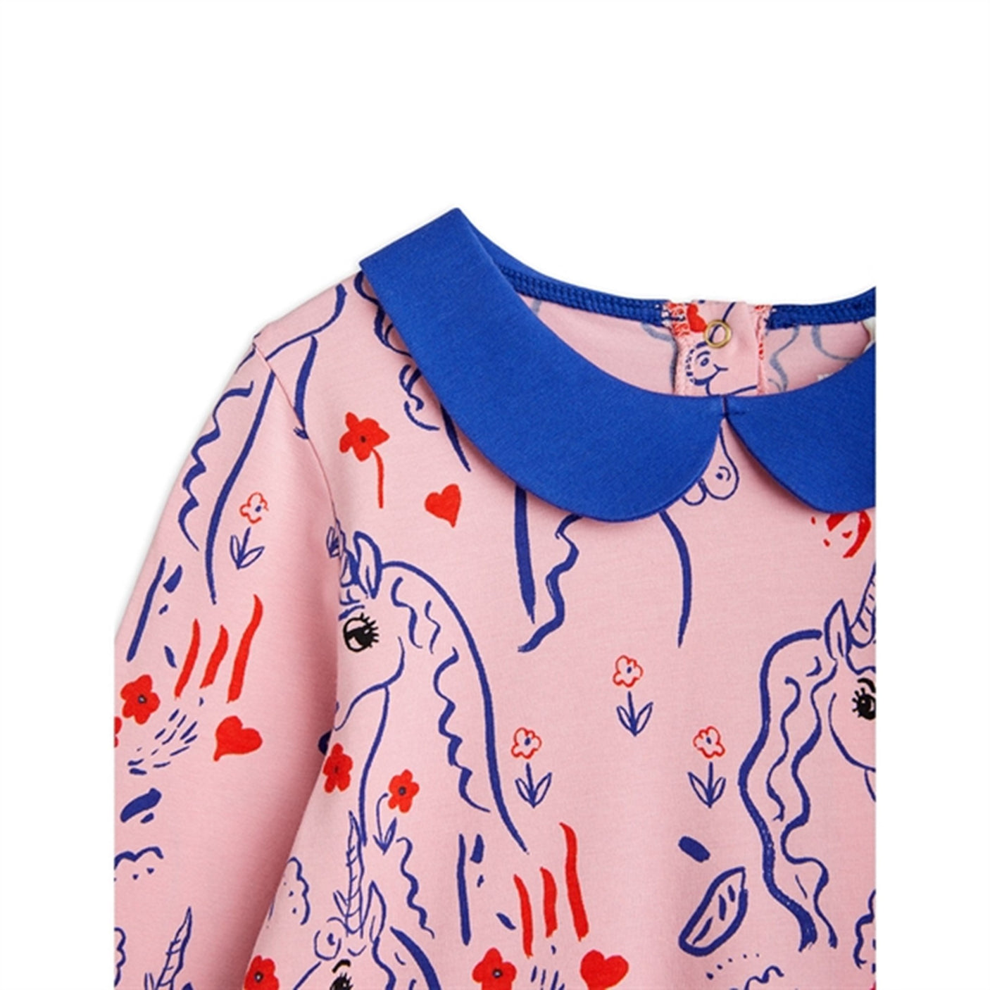 Mini Rodini Pink Scottish Unicorns Aop Dress