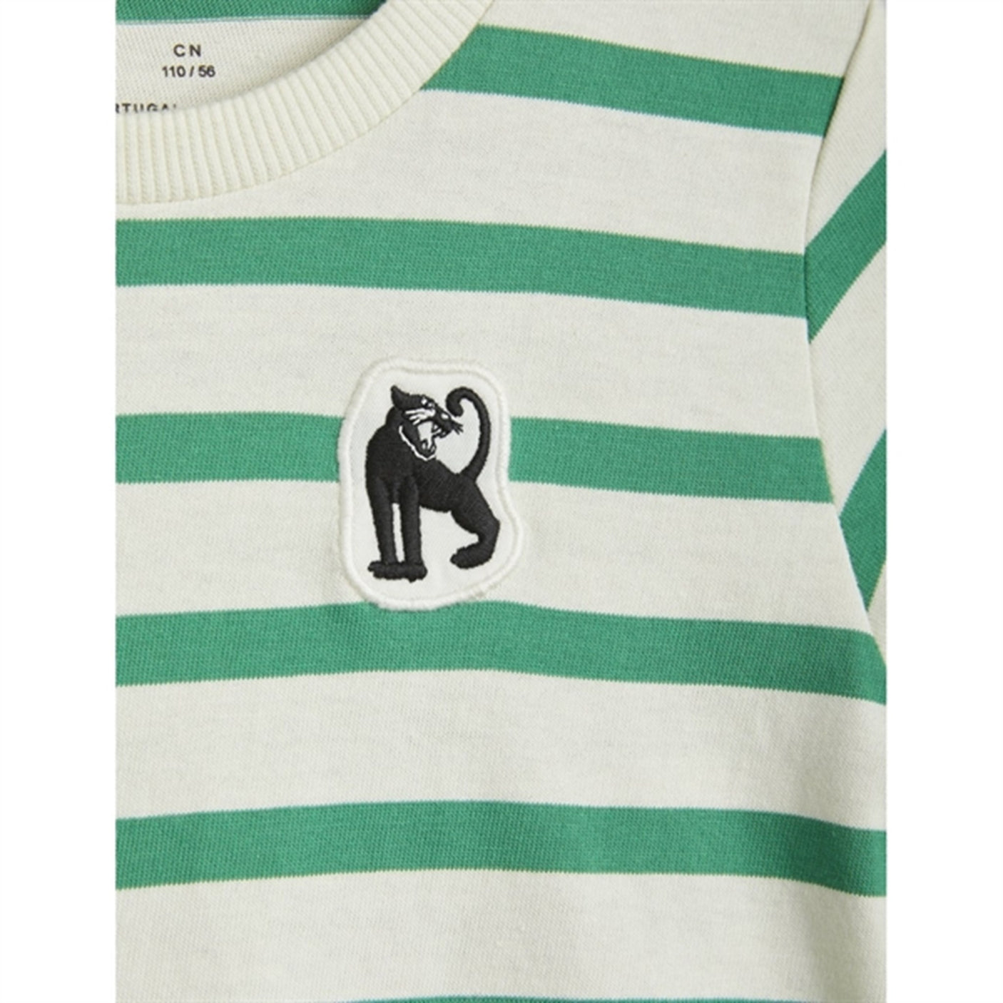 Mini Rodini Panther Patch T-shirt Green
