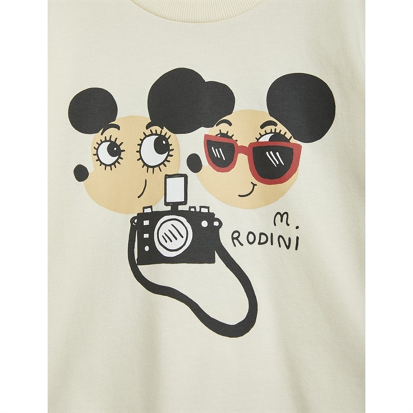 Mini Rodini Ritzratz Sp T-shirt Offwhite