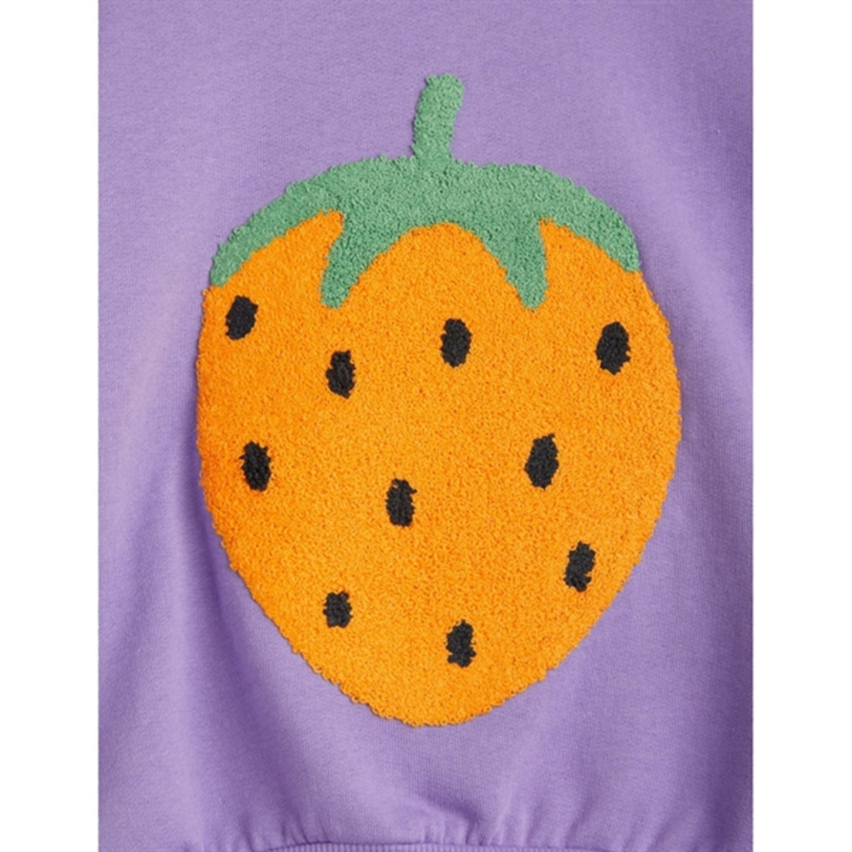 Mini Rodini Strawberries Emb Sweatshirt Purple