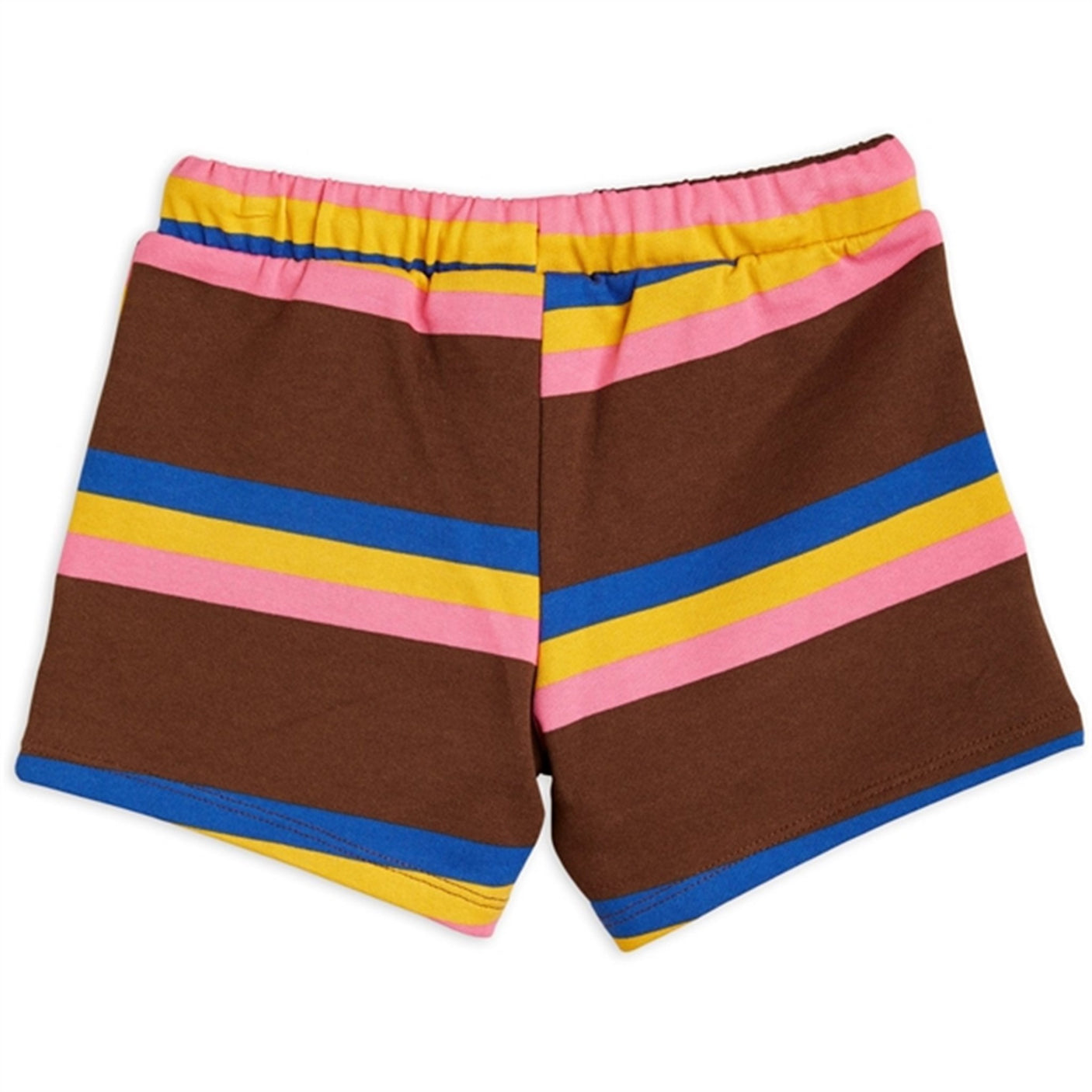 Mini Rodini Stripe Sweatshorts Brown