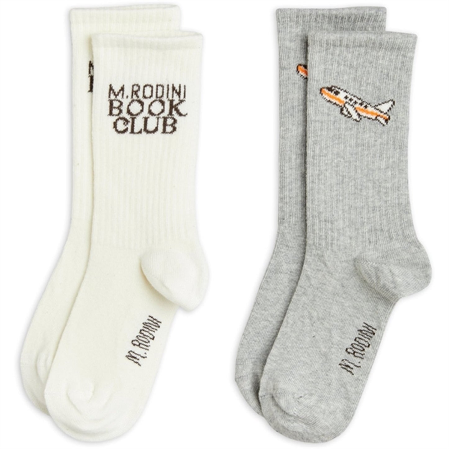 Mini Rodini Book Club Socks 2-Pack Multi