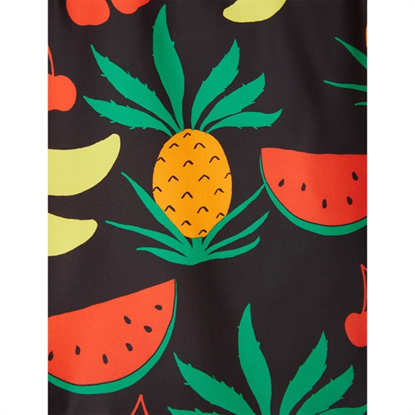 Mini Rodini Fruits Aop Swimsuit Brown