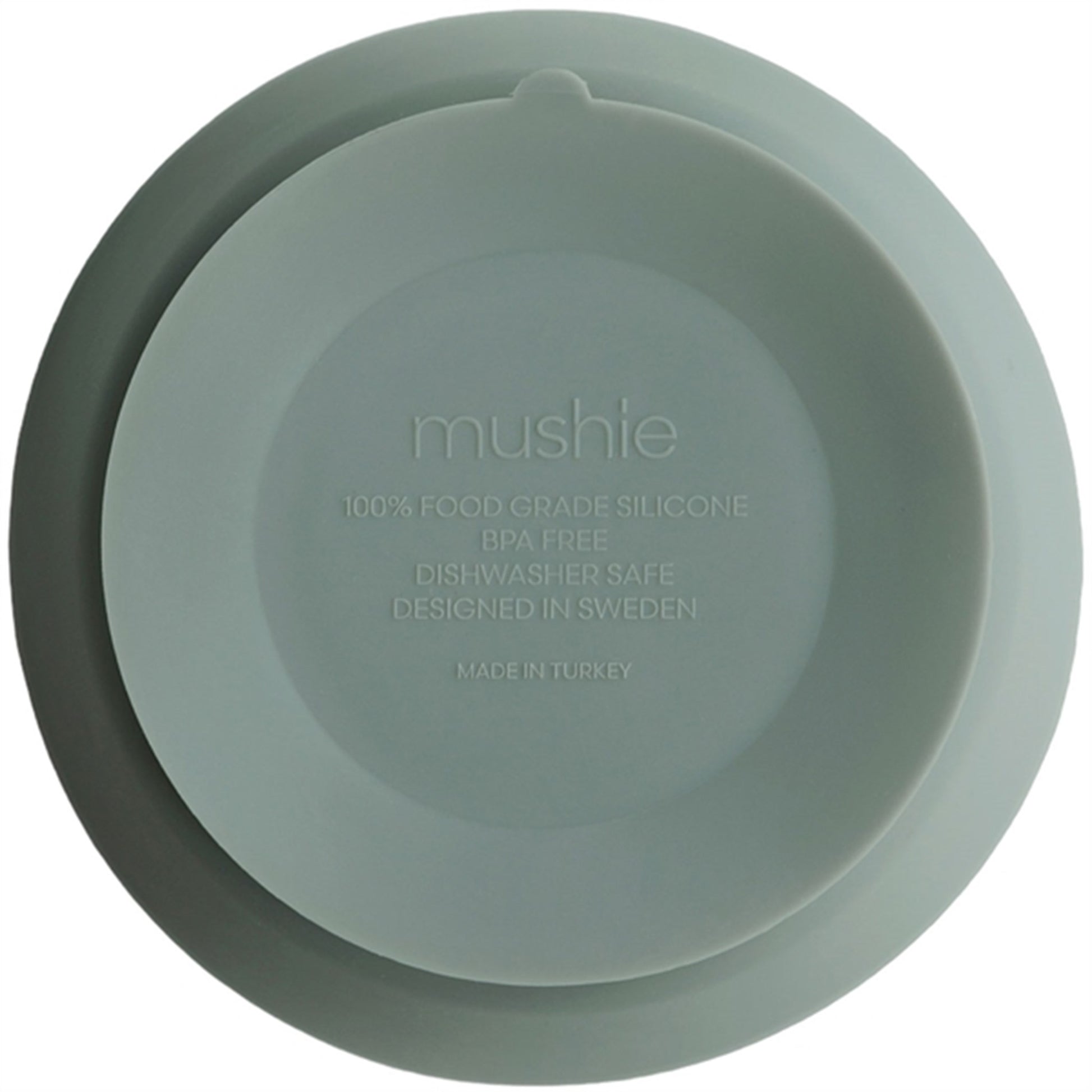 Mushie Silicone Bowl Cambridge Blue