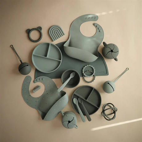 Mushie Silicone Bowl Cambridge Blue