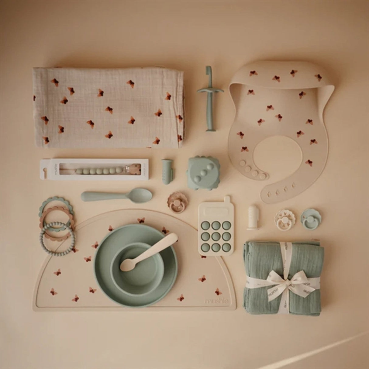 Mushie Silicone Bowl Cambridge Blue