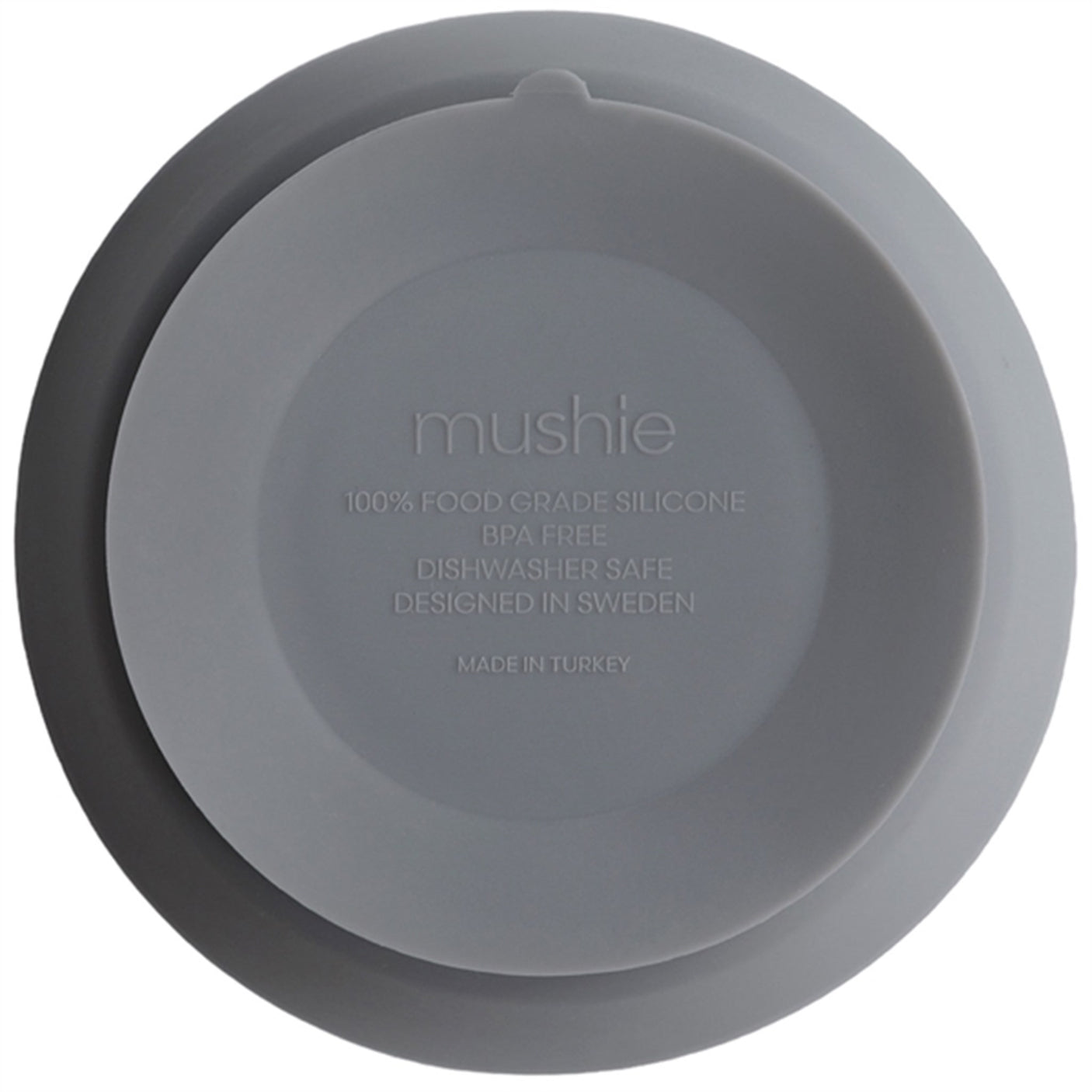 Mushie Silicone Bowl Stone