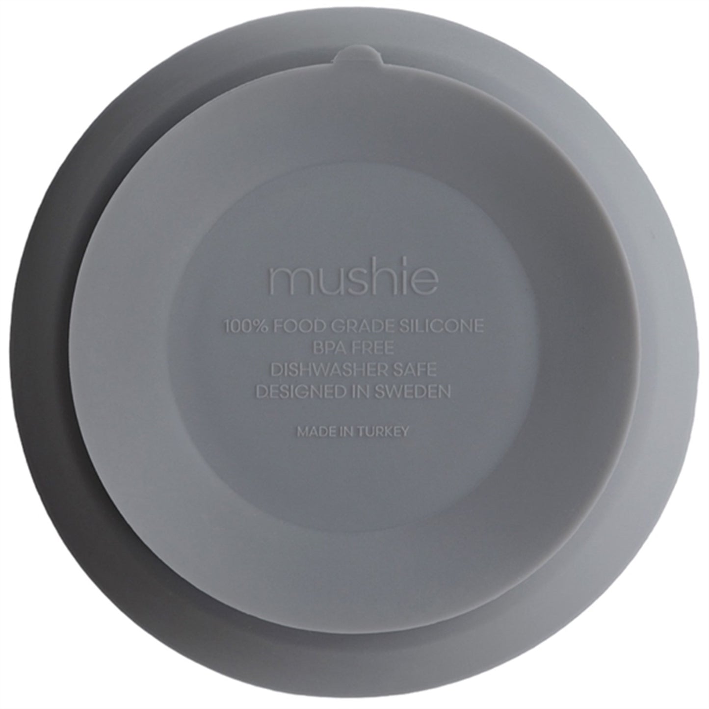 Mushie Silicone Bowl Stone