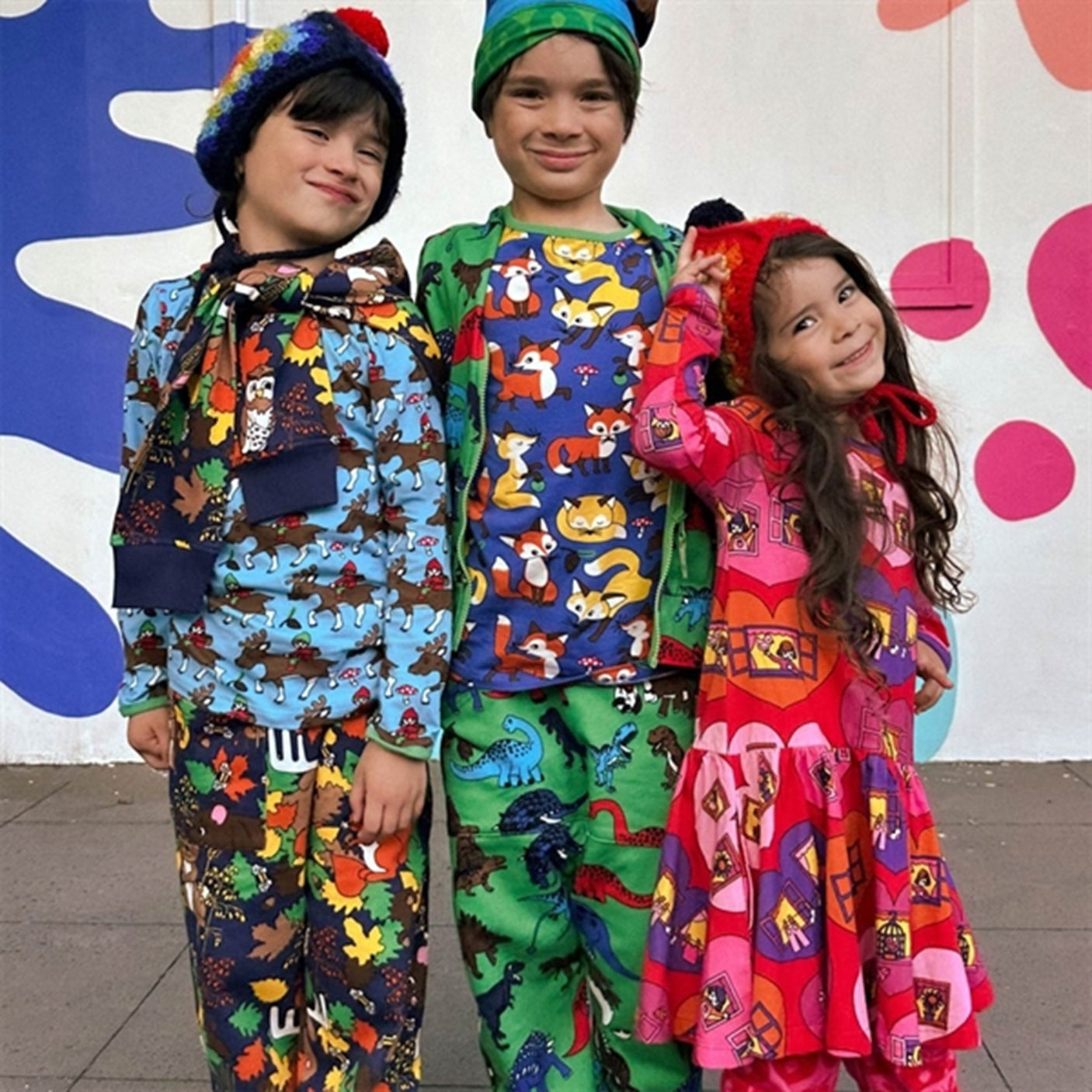 Småfolk Blue Lolite Fox Blouse