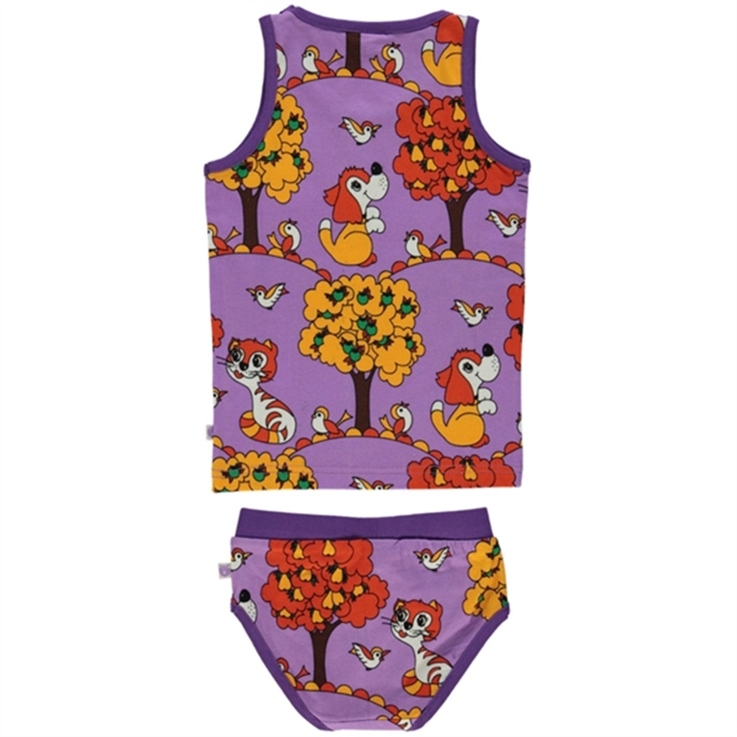 Småfolk Viola Forest Landscape Underwear Set