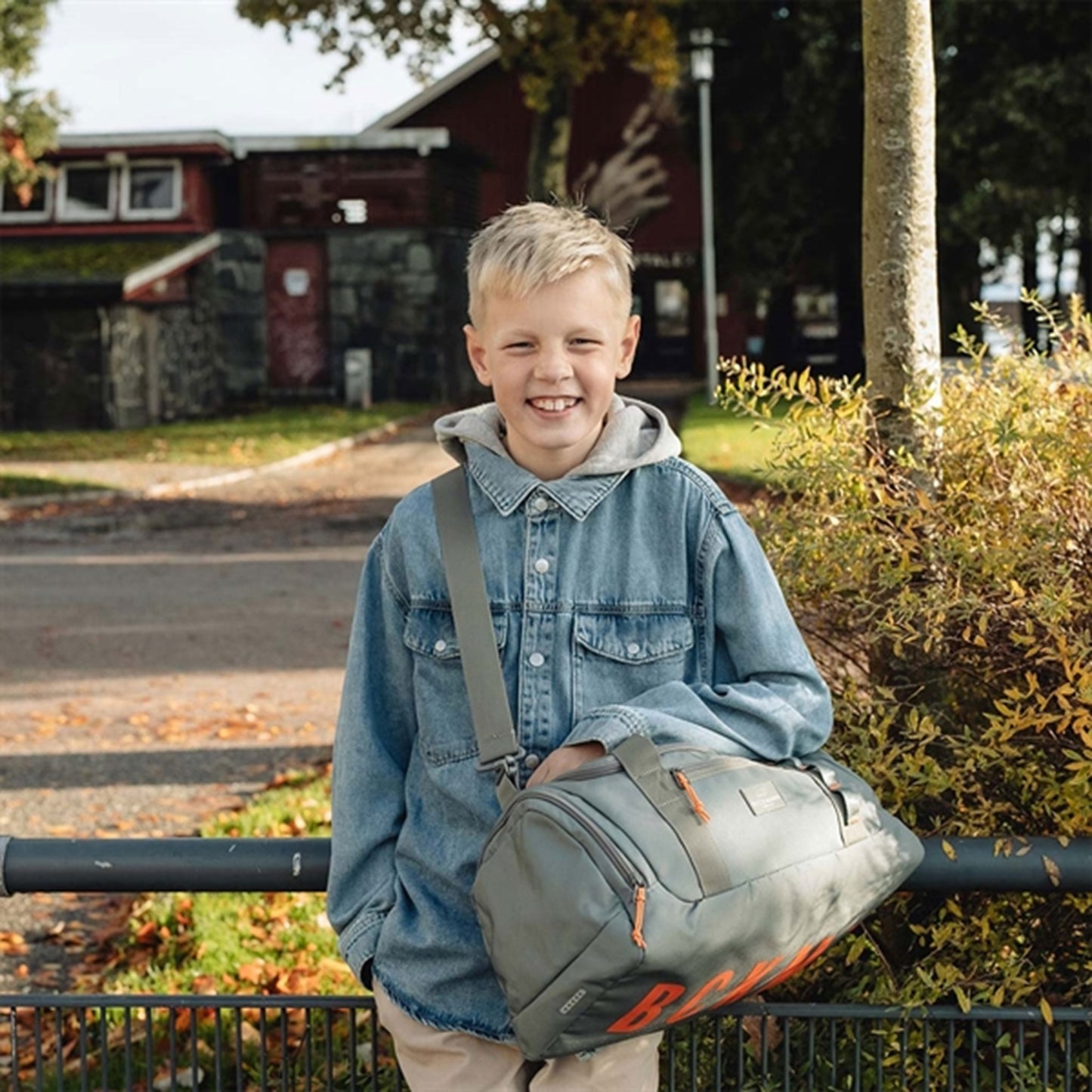 Beckmann Sport Duffelbag Green Orange