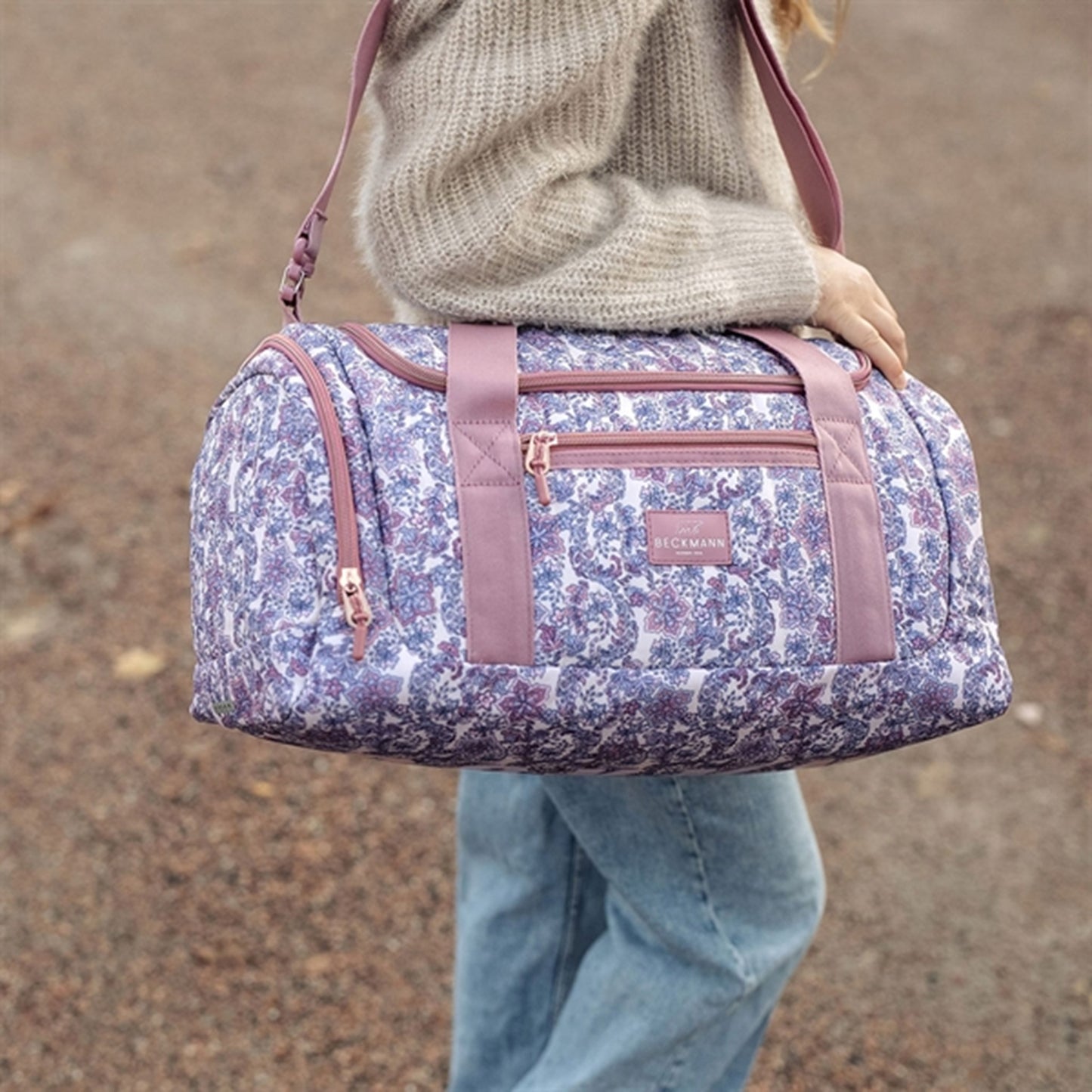 Beckmann Sport Duffelbag Pink Quilt 2