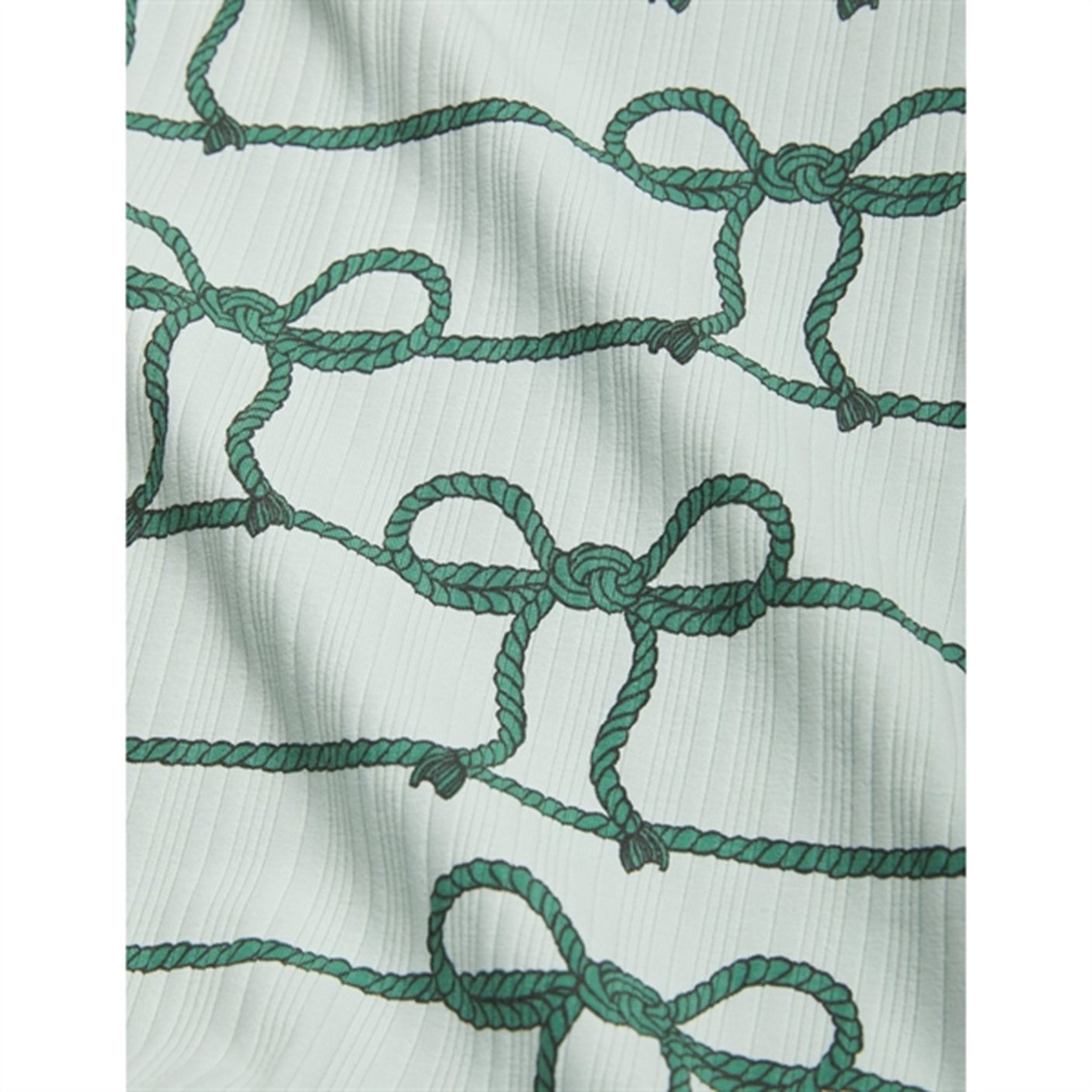 Mini Rodini Rope AOP Baby Leggings Green