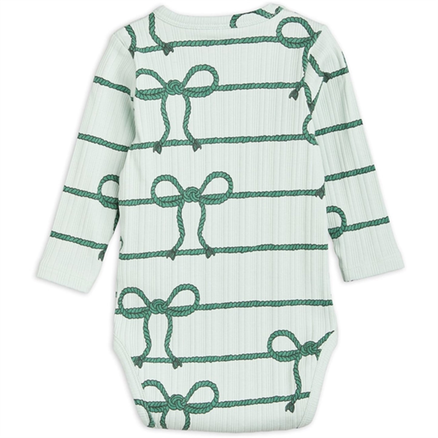 Mini Rodini Rope AOP Body Green