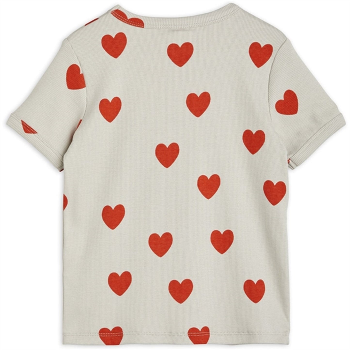 Mini Rodini Hearts Aop T-shirt Grey