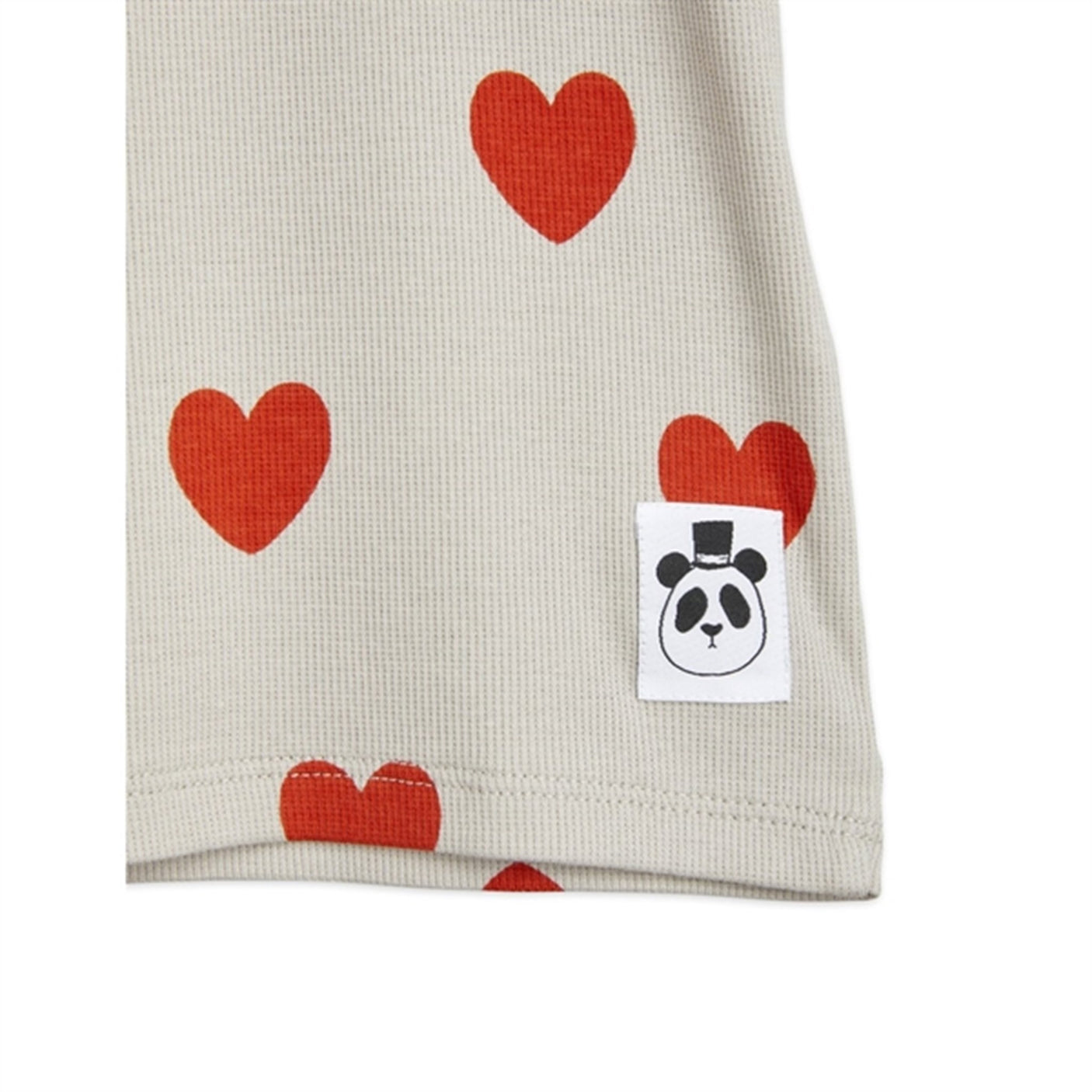 Mini Rodini Hearts Aop T-shirt Grey
