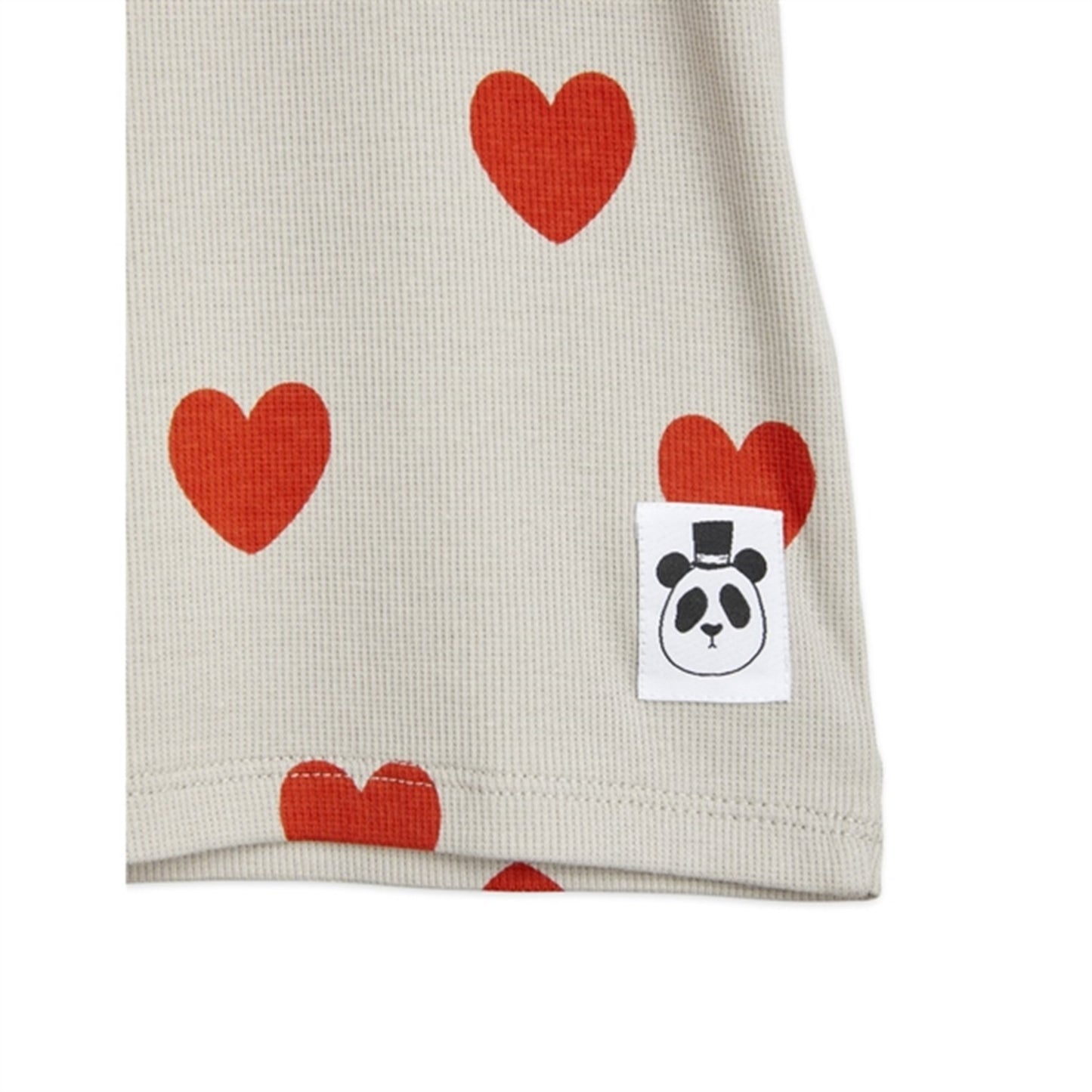 Mini Rodini Hearts Aop T-shirt Grey