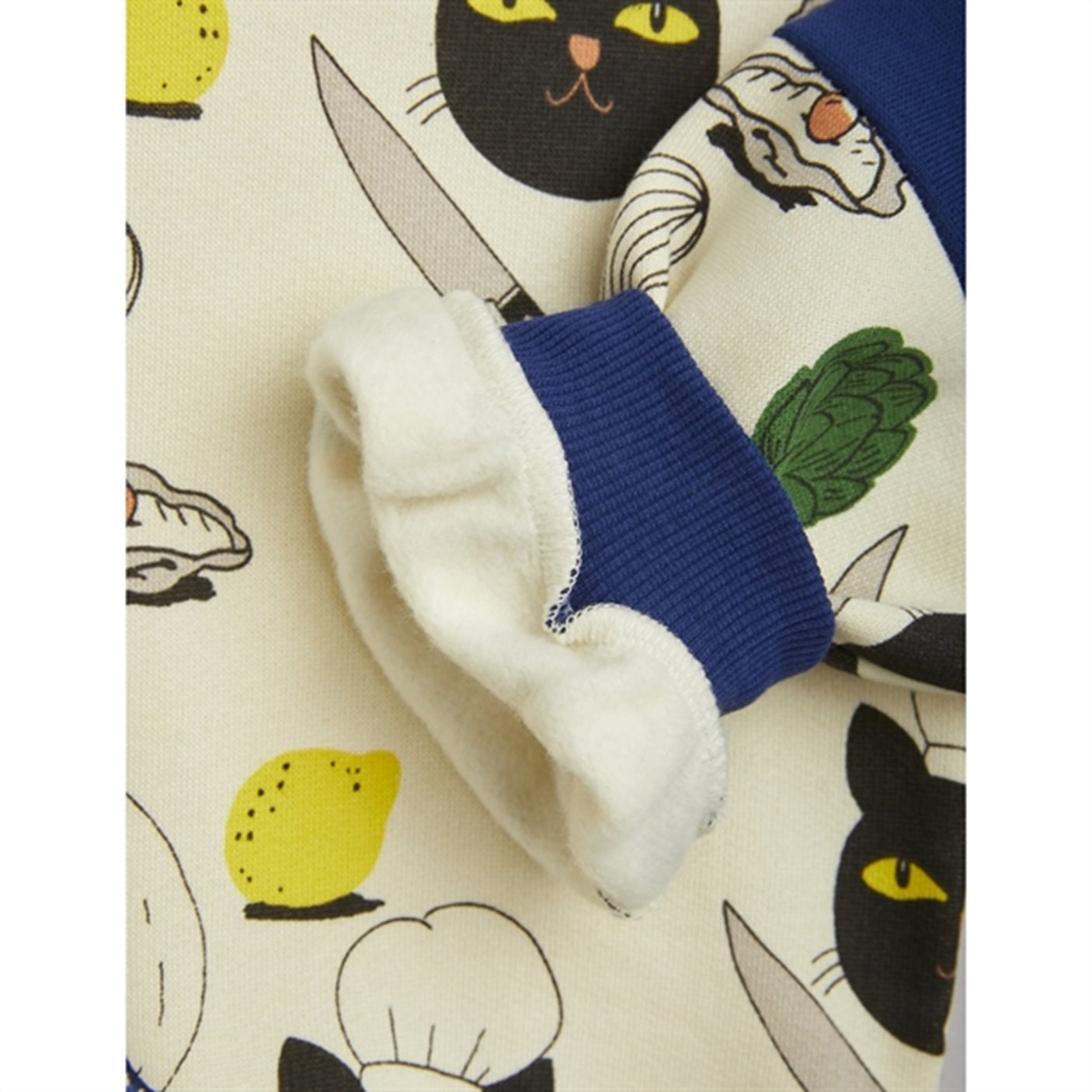 Mini Rodini Chef Cat Aop Hoodie Multi