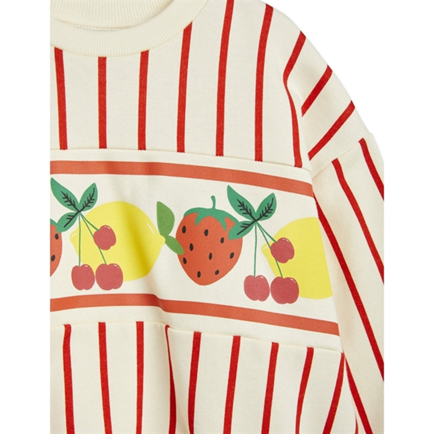 Mini Rodini Fruits Border Stripe Sweatshirt Multi