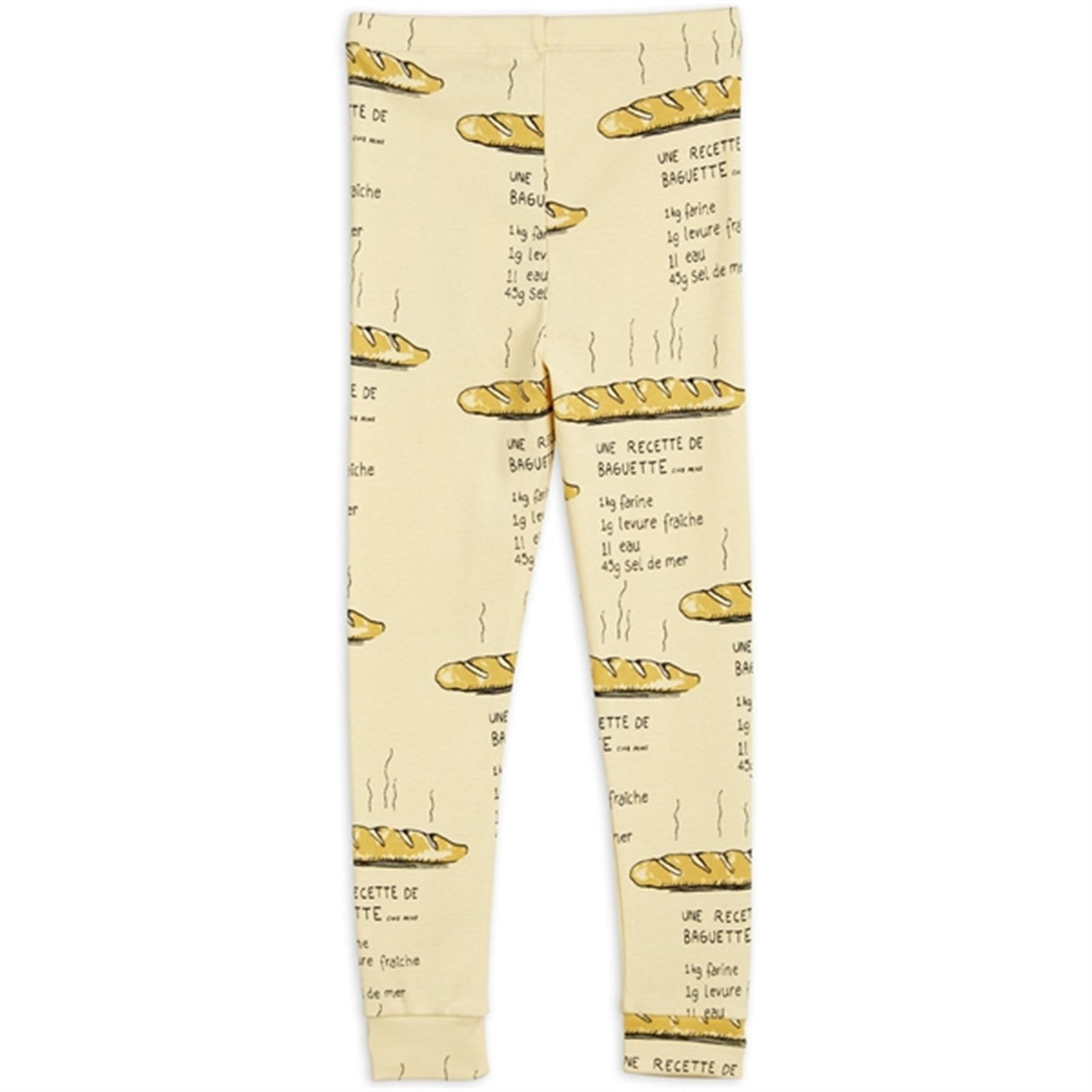 Mini Rodini Baguette Aop Leggings Yellow