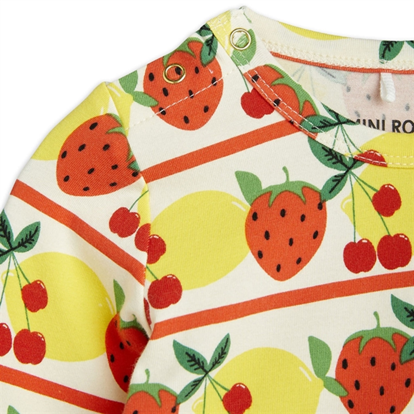 Mini Rodini Fruits Aop Ls Body Multi