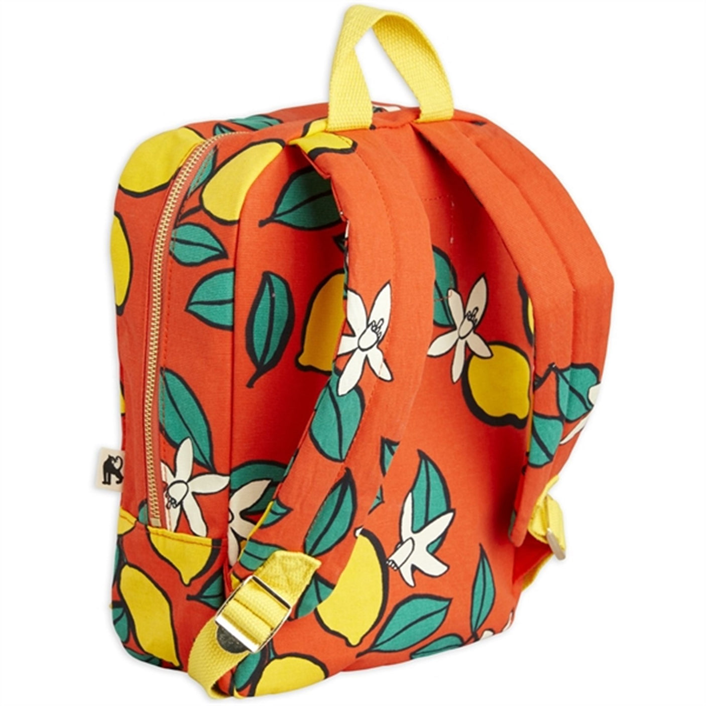 Mini Rodini Lemons Aop Backpack Red