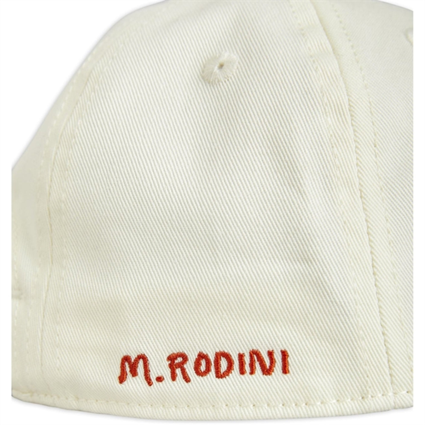 Mini Rodini Lobster Emb Soft Cap White