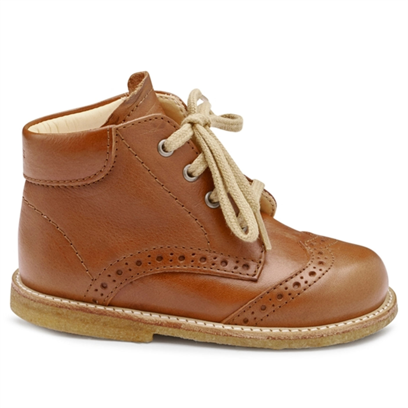 Angulus Starter Shoe W. Laces Cognac