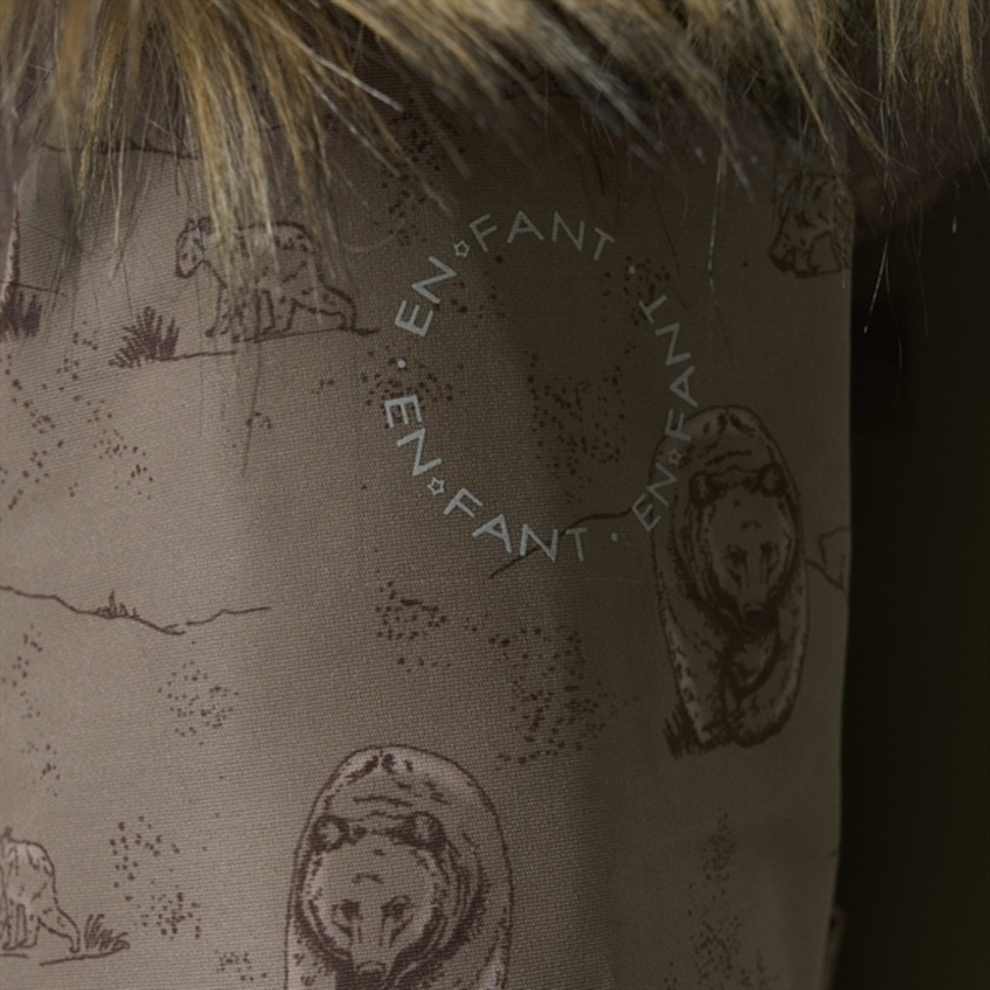 En Fant Snow Suit AOP Chocolate Chip