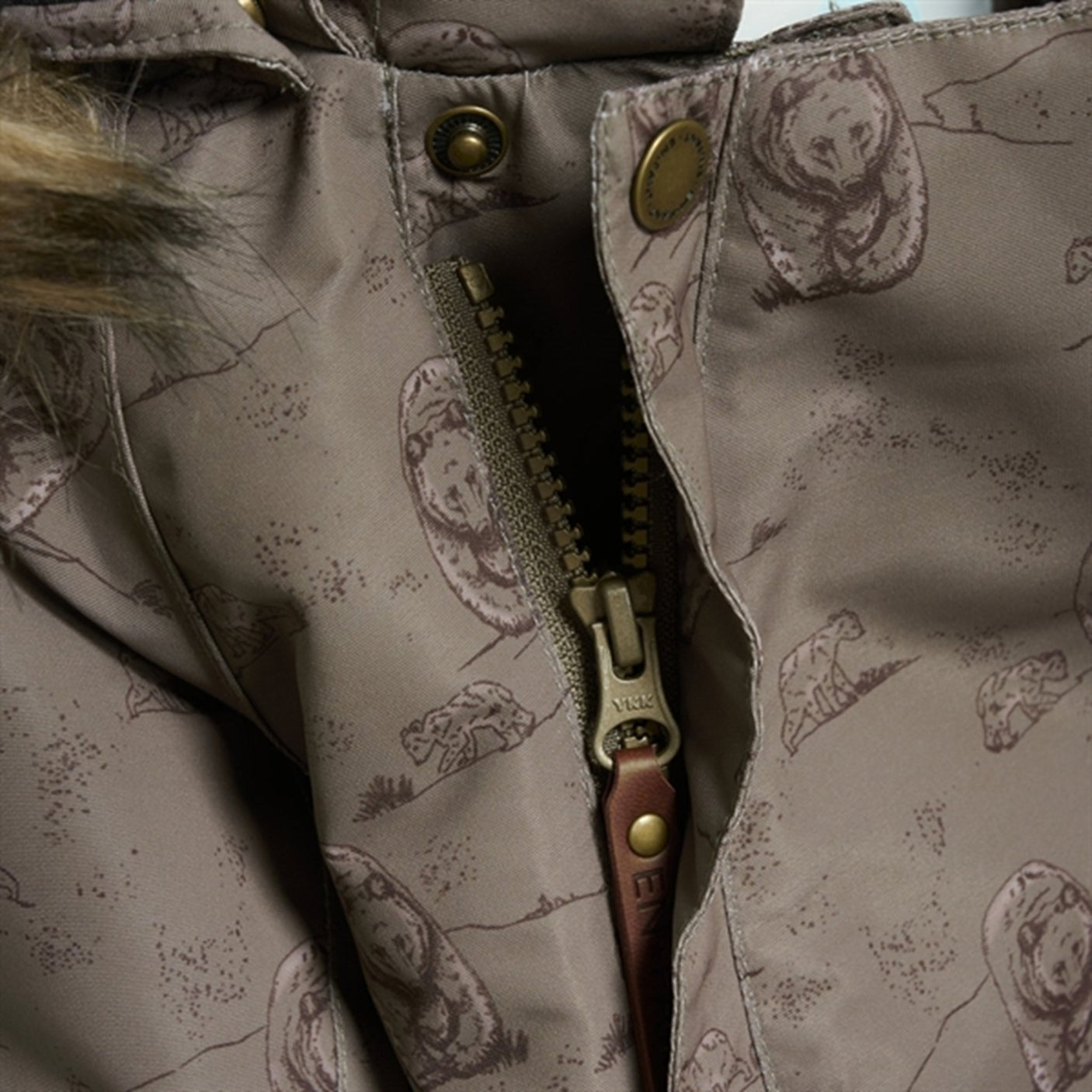 En Fant Snow Suit AOP Chocolate Chip