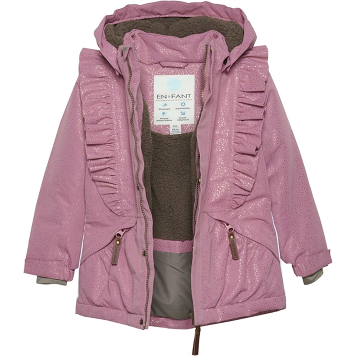 En Fant Jacket Glitter Mesa Rose