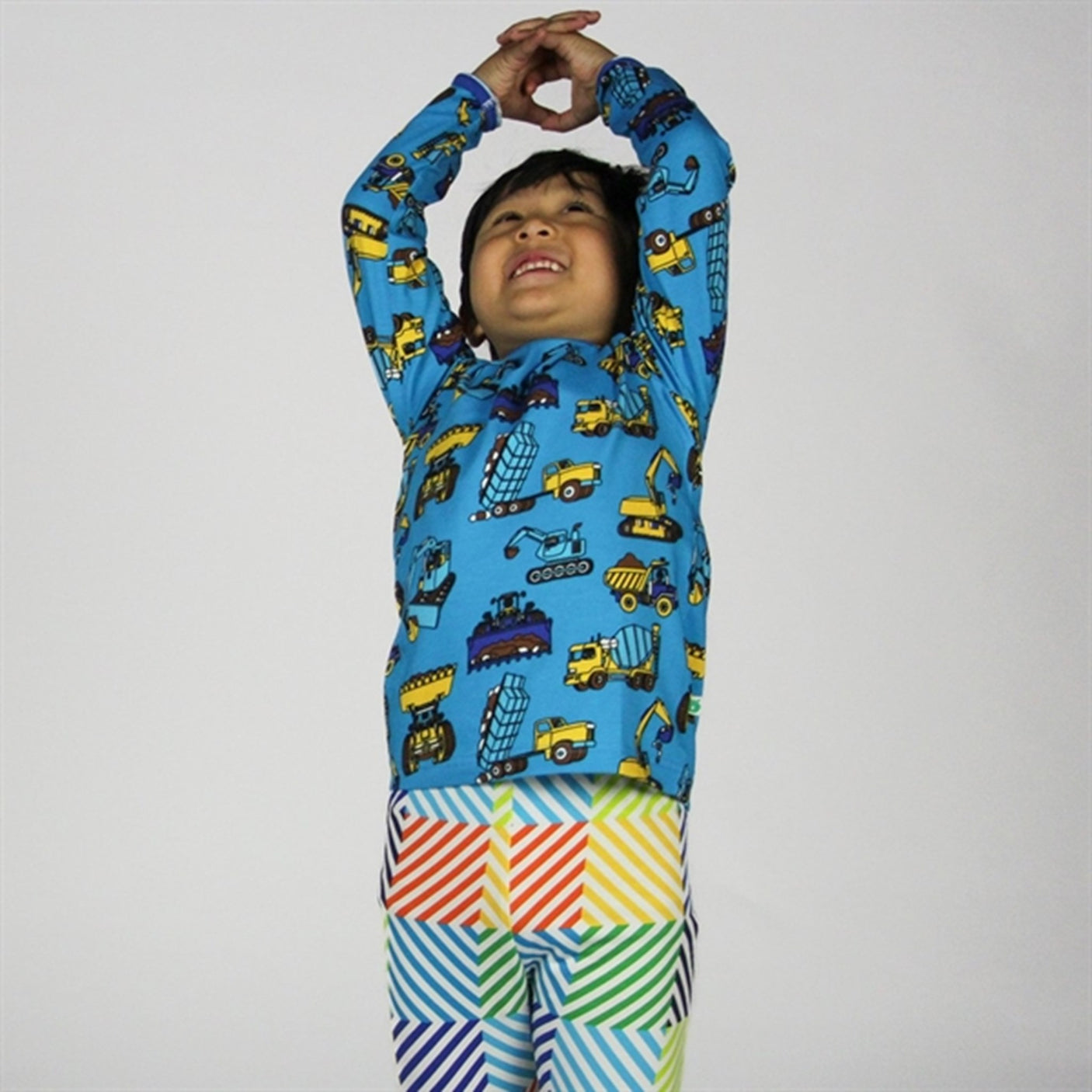 Småfolk Blue Atoll Machines Blouse