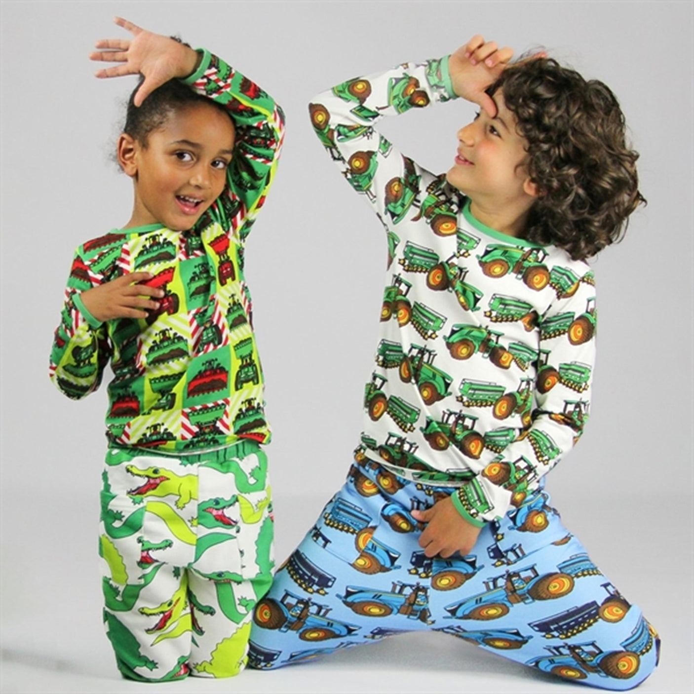 Småfolk Cream Tractor Blouse