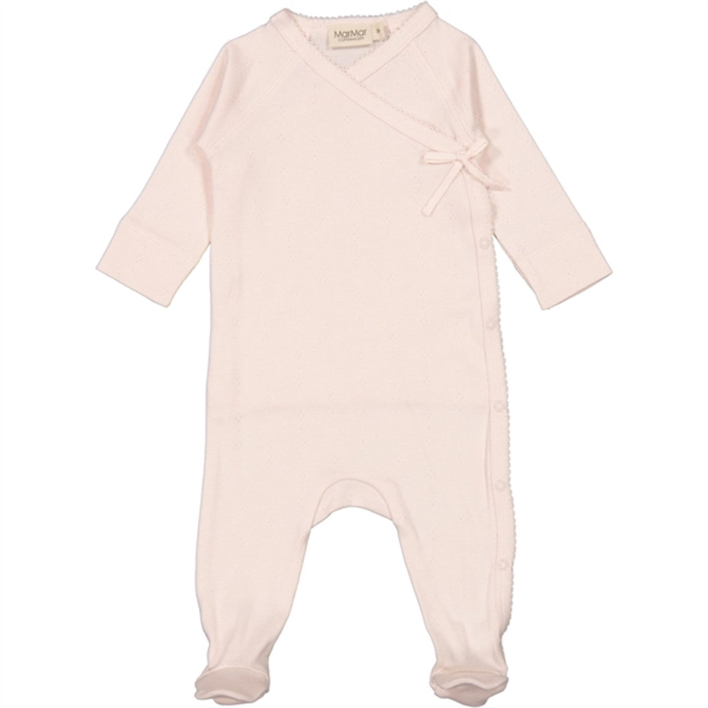 MarMar New Born Modal Pointelle Pink Dahlia Rubetta Romper